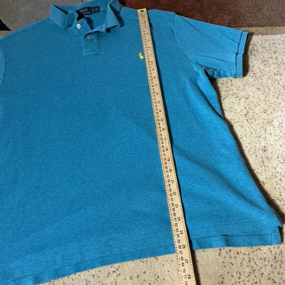 Polo Ralph Lauren Old Money Mens Custom Fit Polo Preppy‎ Shirt XL